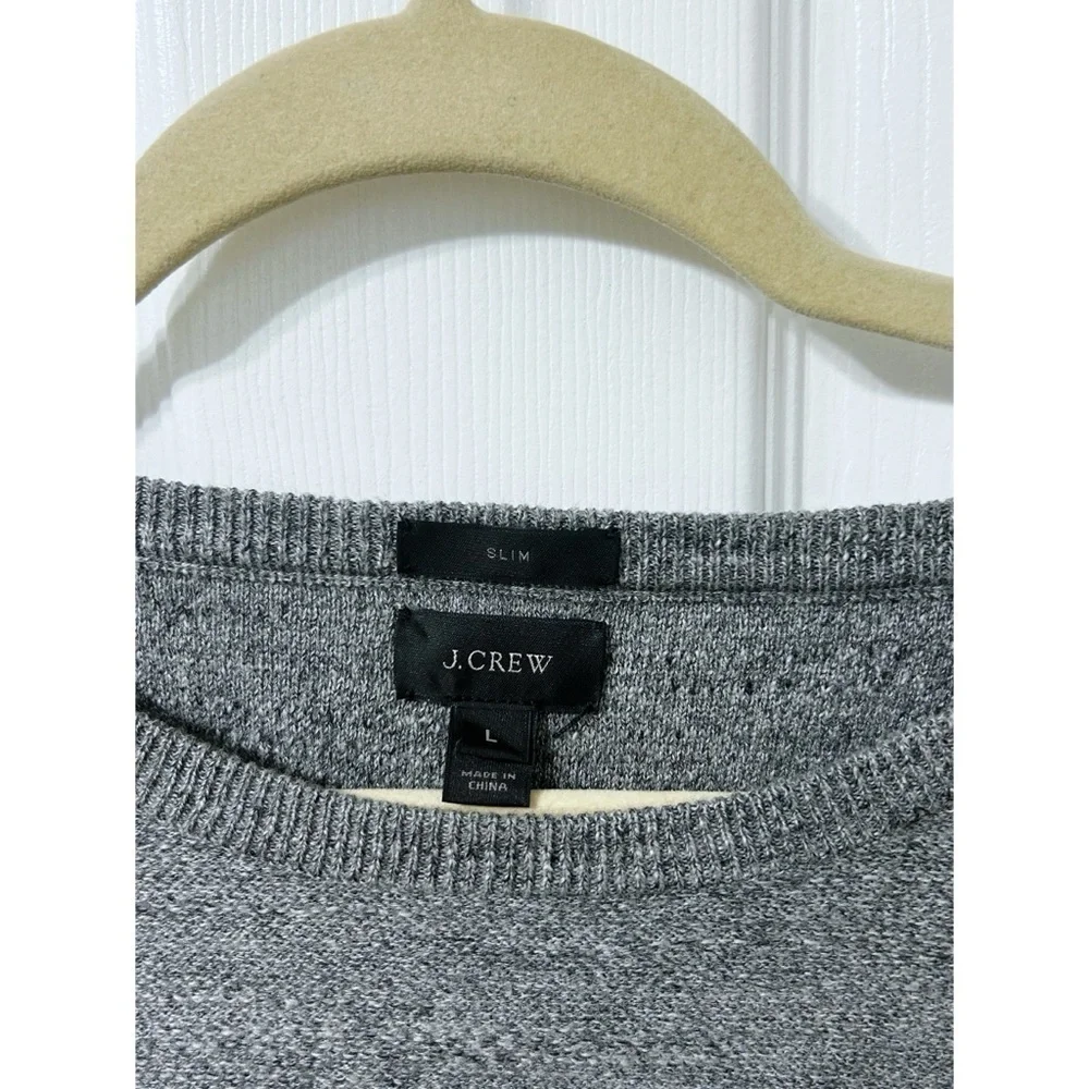 J.Crew Slim Men’s Knit Sweater In Gray